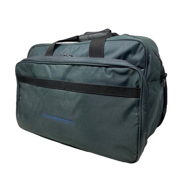 Green Medium Two Handle Duffle Bag. 20” - Picture 1 of 11